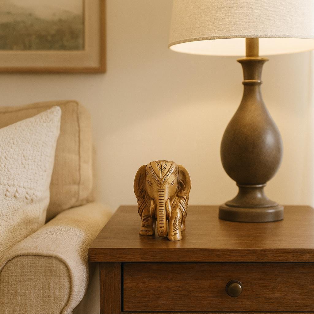 Golden Elephant for Good Luck