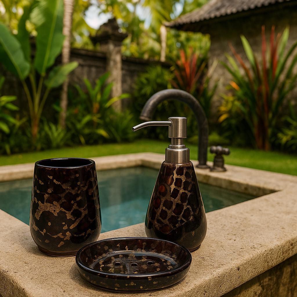 Modern Ceramic Bath Set