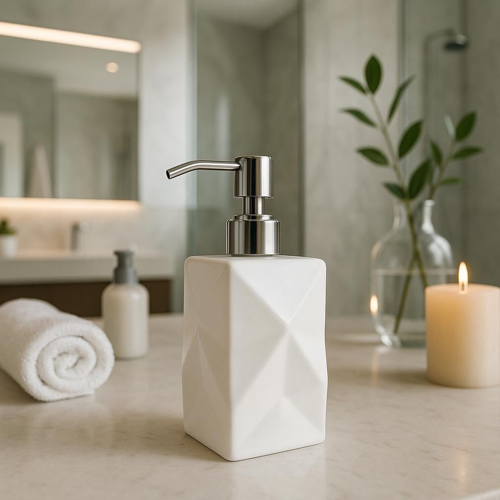 Chic Geometric Soap Dispenser