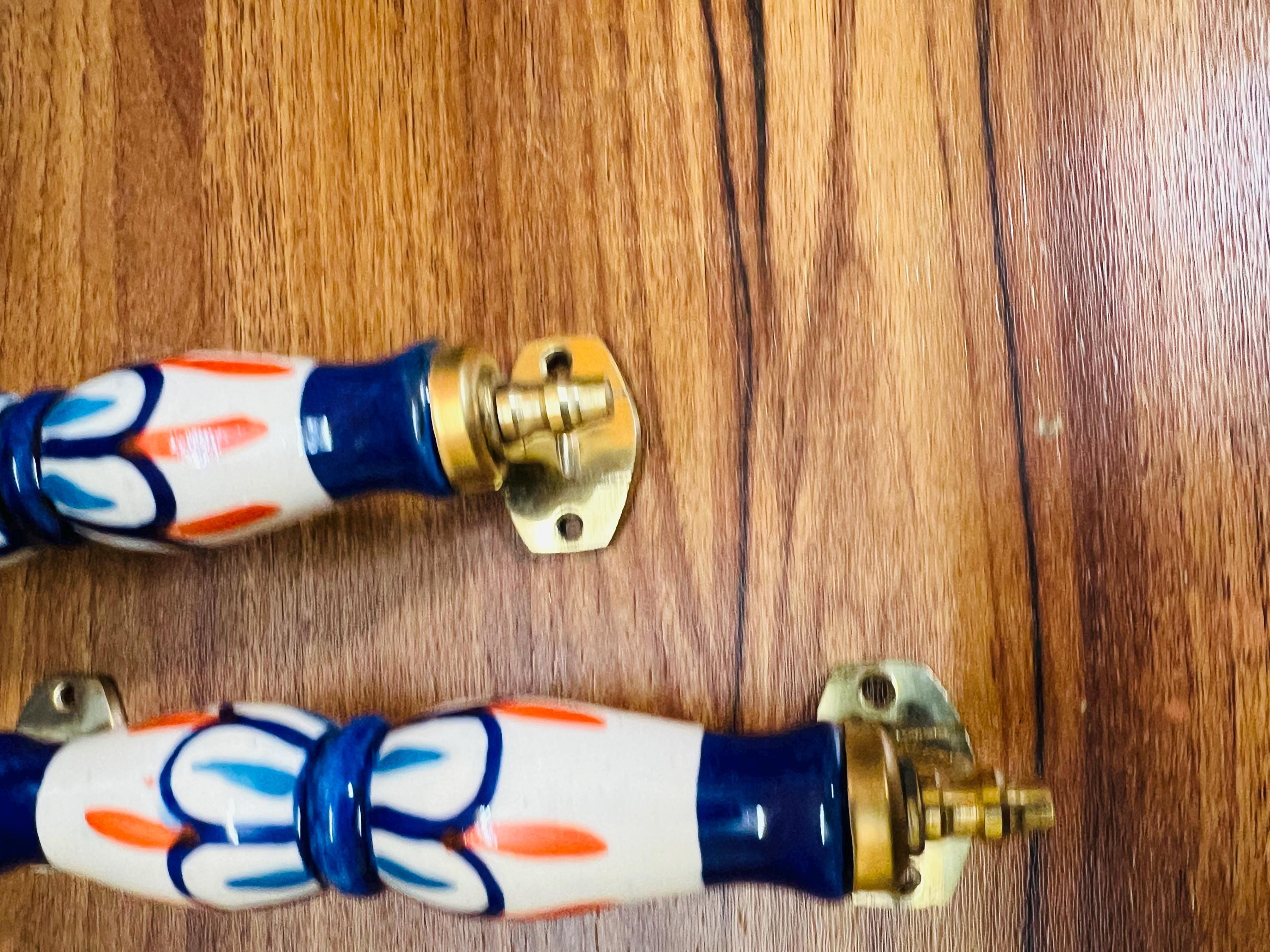 Boho Brass Cabinet Handles Set