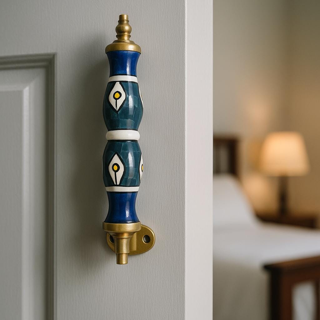 Artisan Blue-Green Door Handles