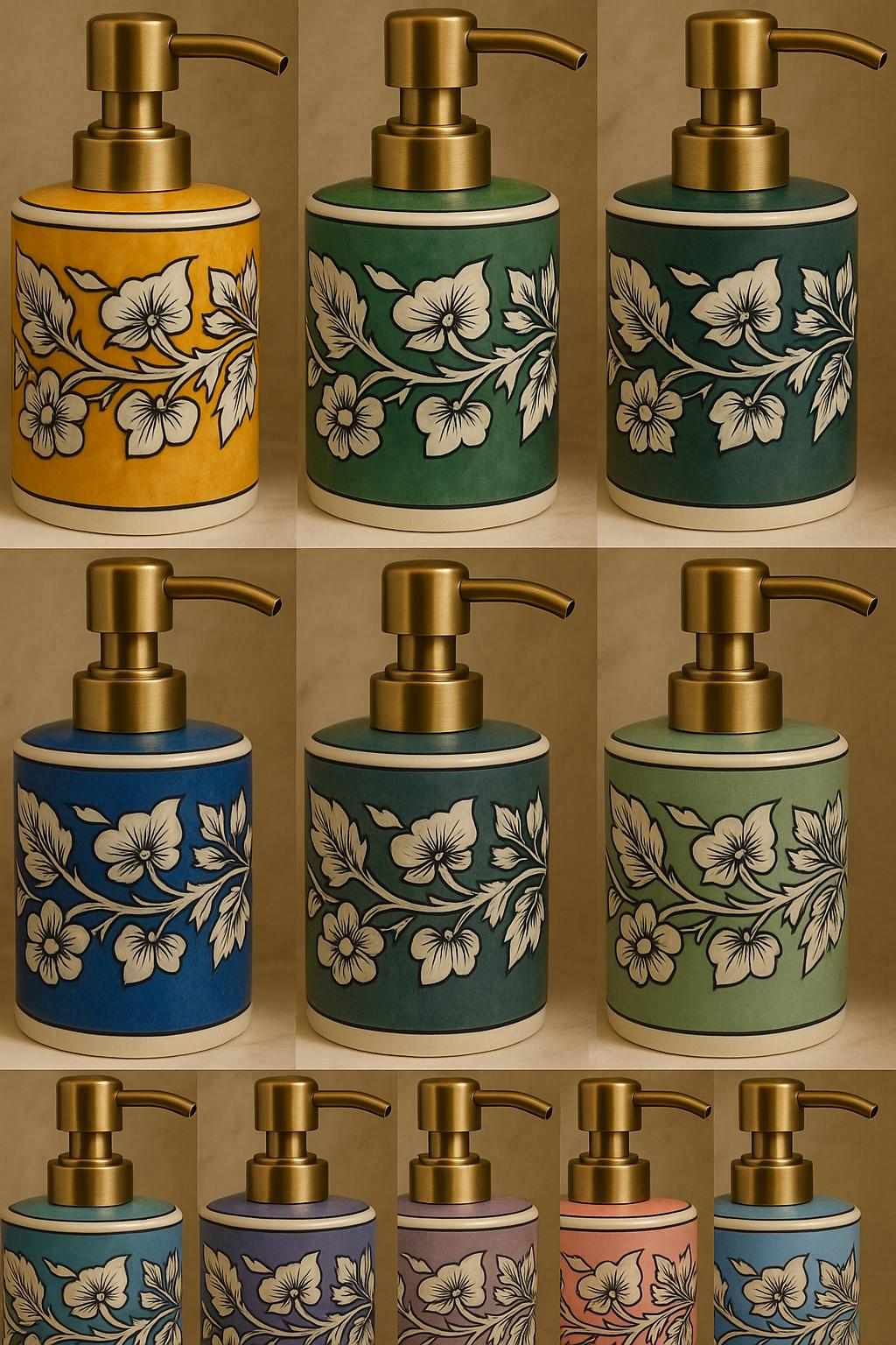 Elegant Ceramic Soap Dispenser