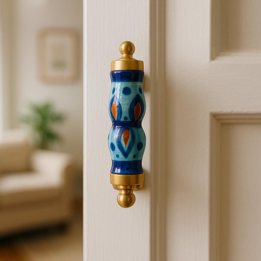 Boho Ceramic Knobs 2-Pack