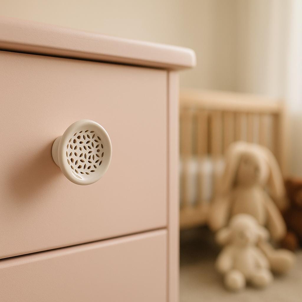 Chic Gold Ceramic Drain Cover