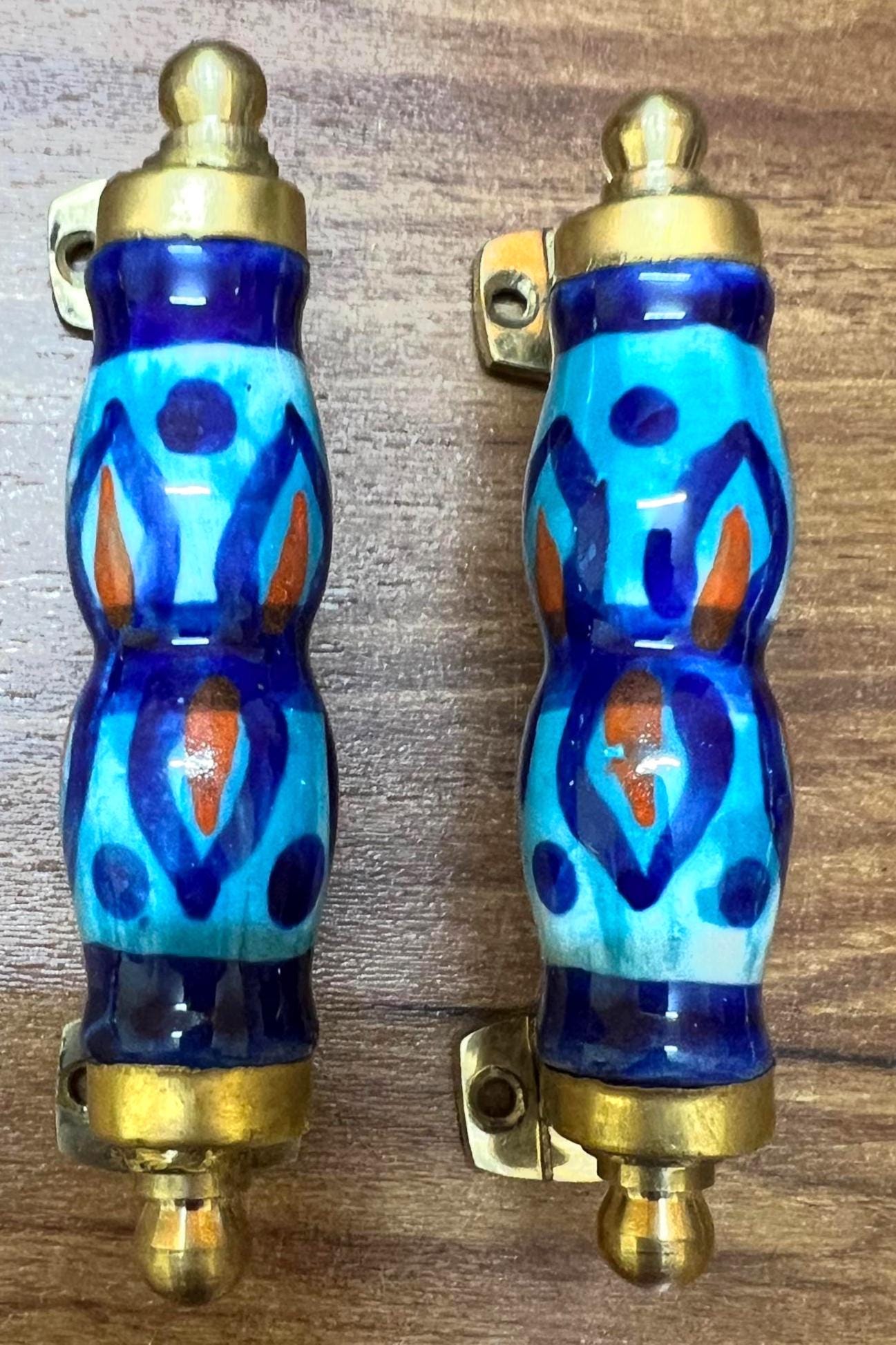 Boho Ceramic Knobs 2-Pack