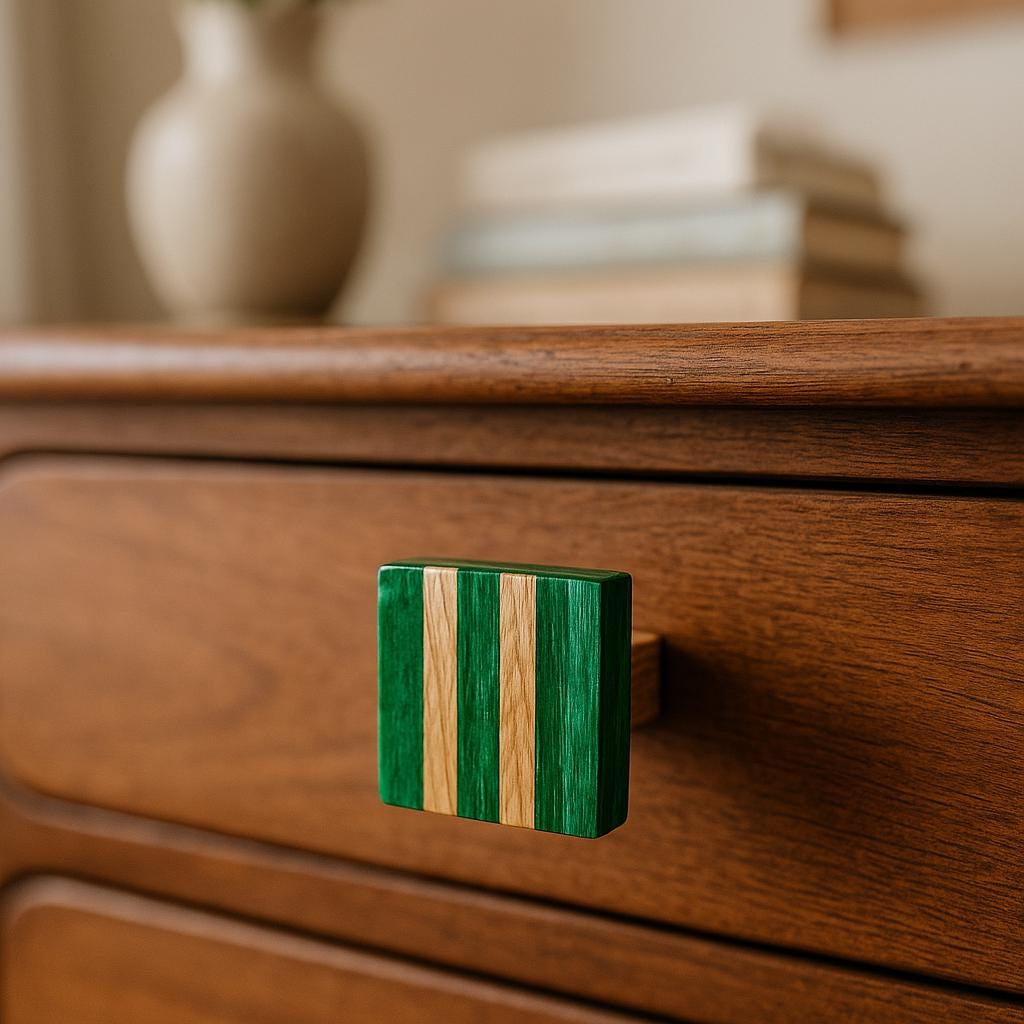 Colorful Resin Wood Drawer Knobs