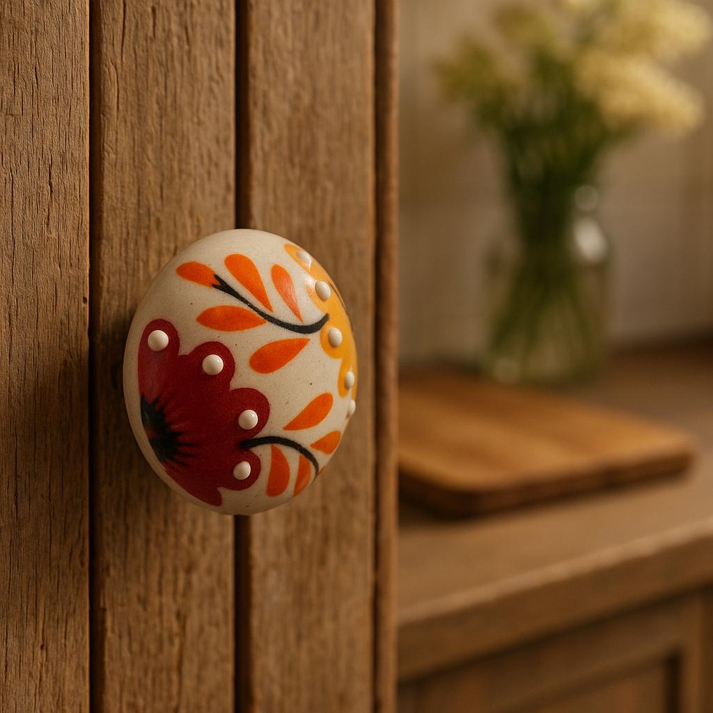 Hand-Painted Ceramic Decorative Bowl