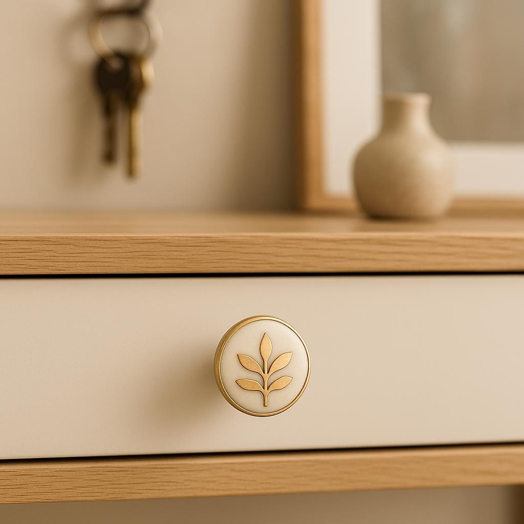 Elegant Gold Accent Knobs