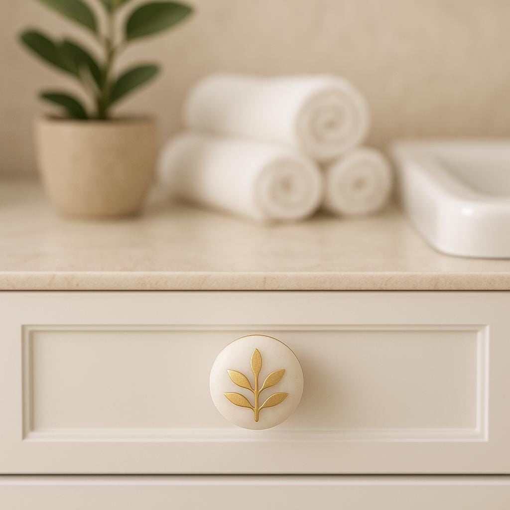 Elegant Gold Accent Knobs