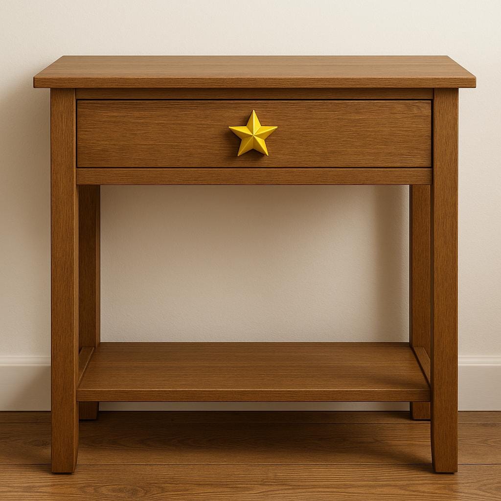 Rustic Gold Star Drawer Pull