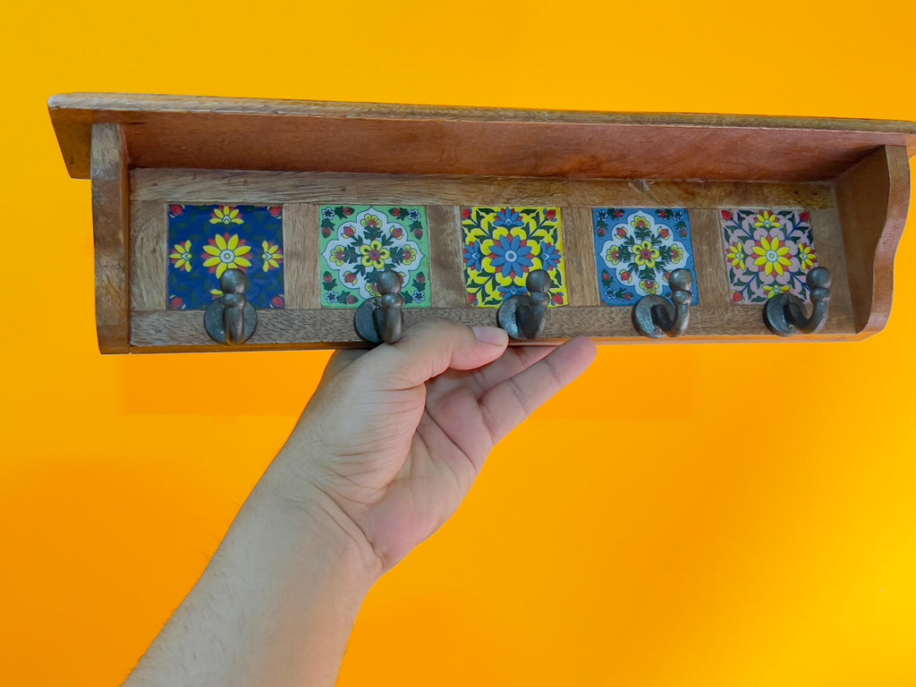 Custom order for Hannah Ceramic Tile Key holder