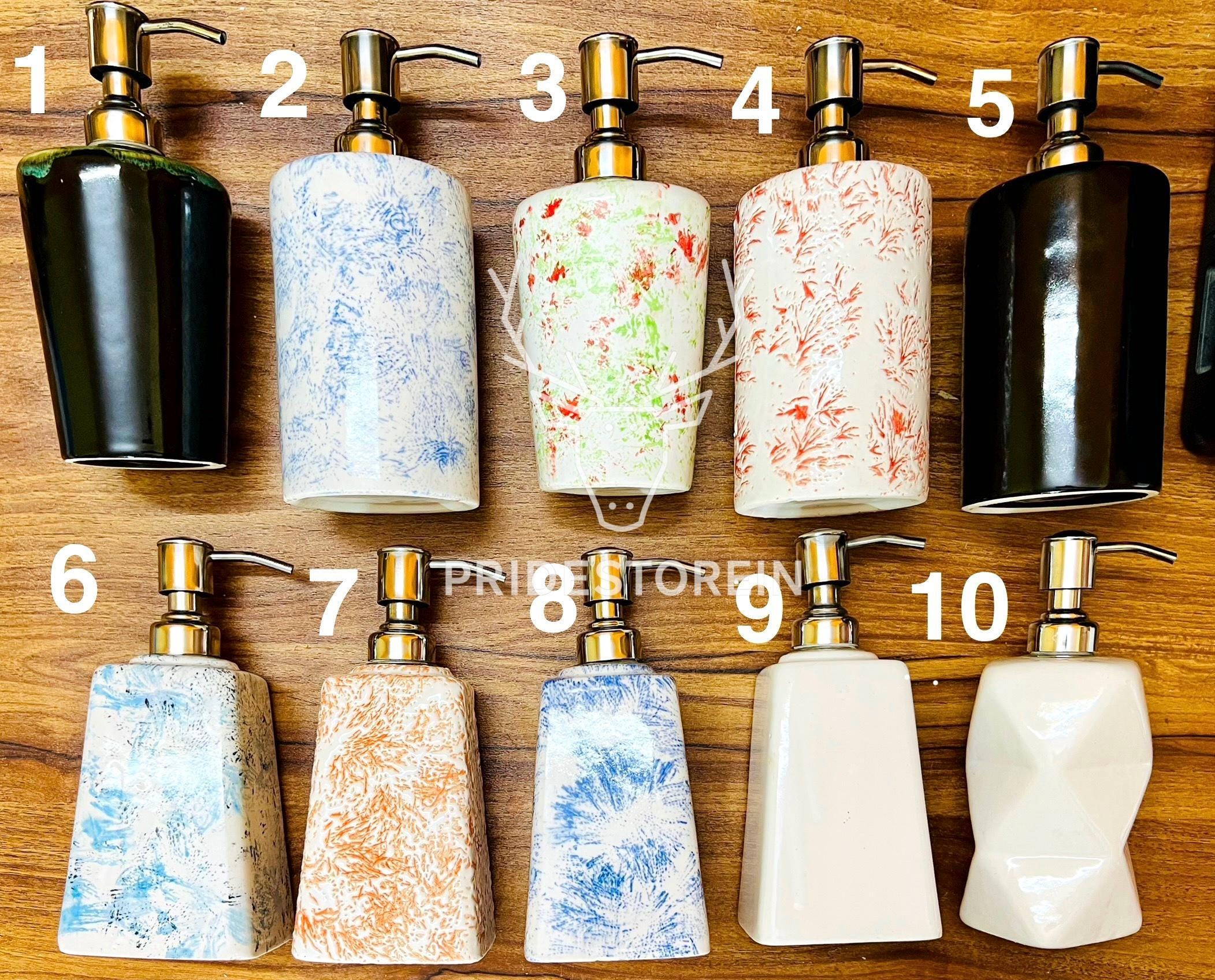 Boho Ceramic Soap Dispenser