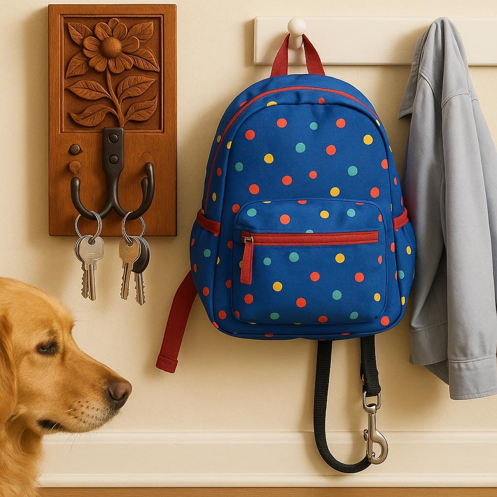 Hand-Carved Wooden Flower Wall Hook