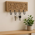 Oak Leaf Wooden Table - Modern Plant Design