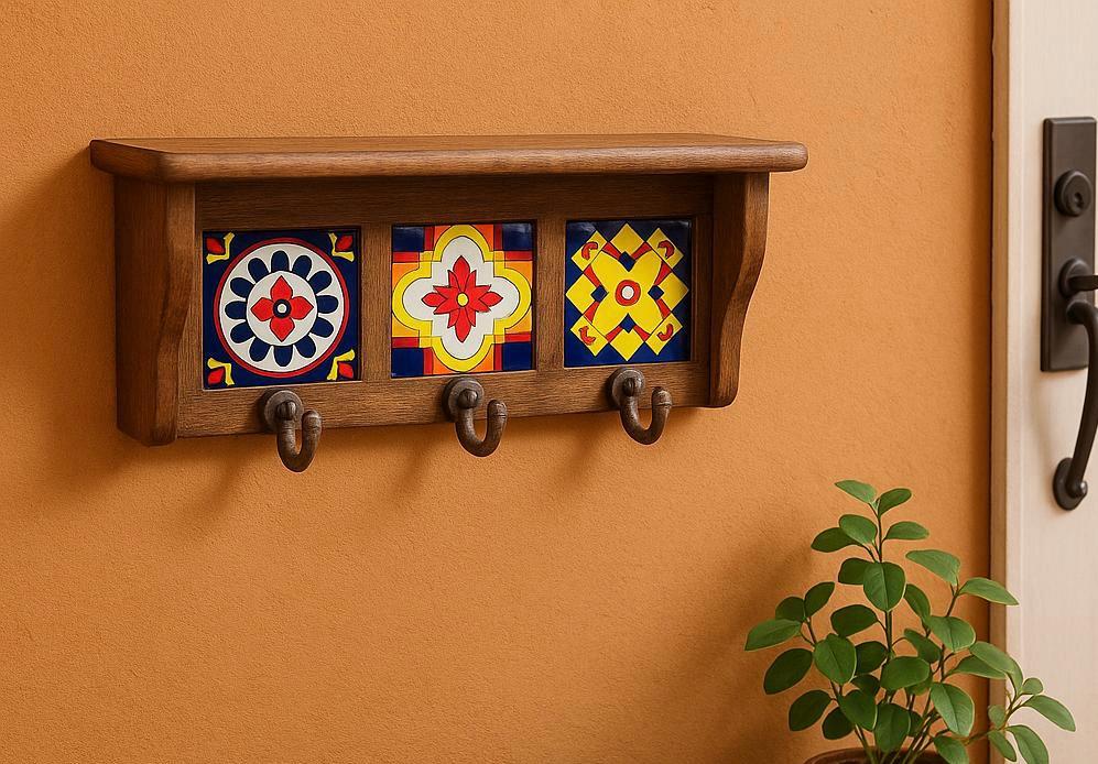 Vibrant Wooden Wall Hooks