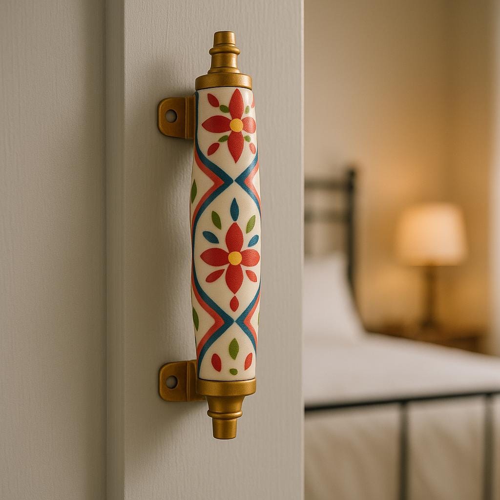 Royal Red Floral Cabinet Pulls