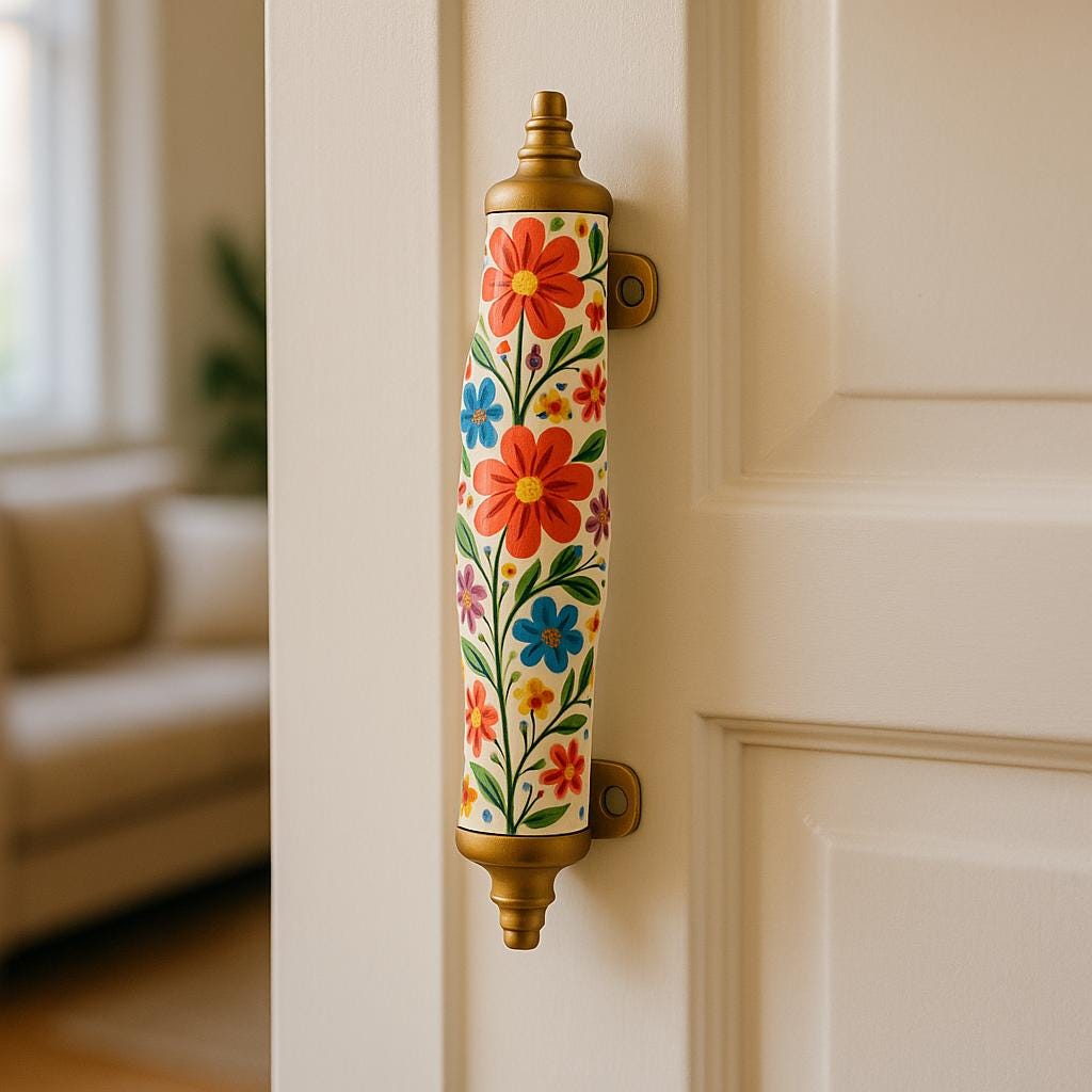 Boho Floral Cabinet Handles