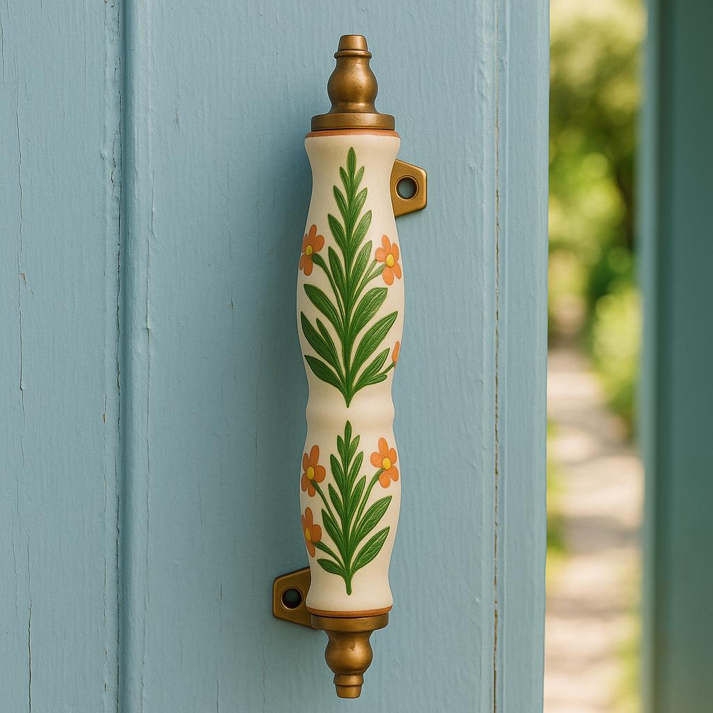 Vintage Floral Cabinet Pulls