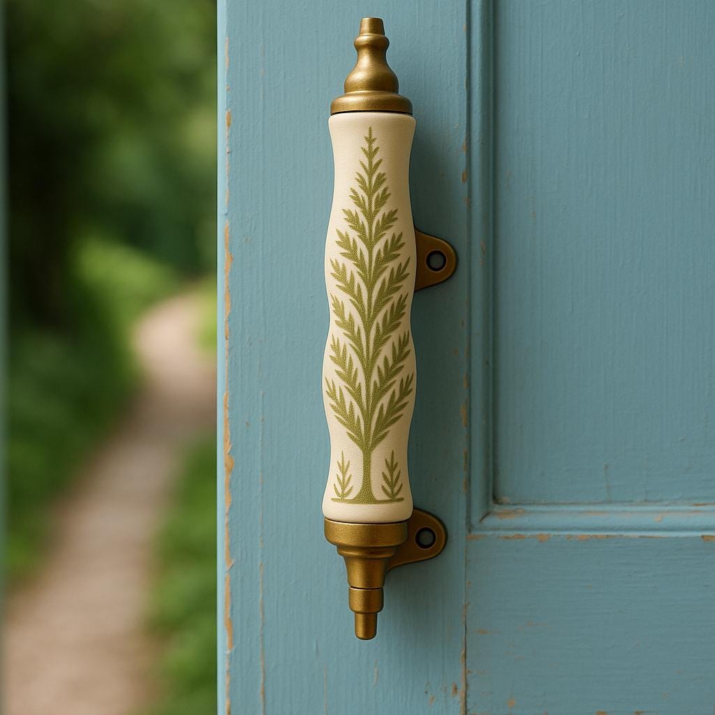 Elegant Leaf Curtain Finials