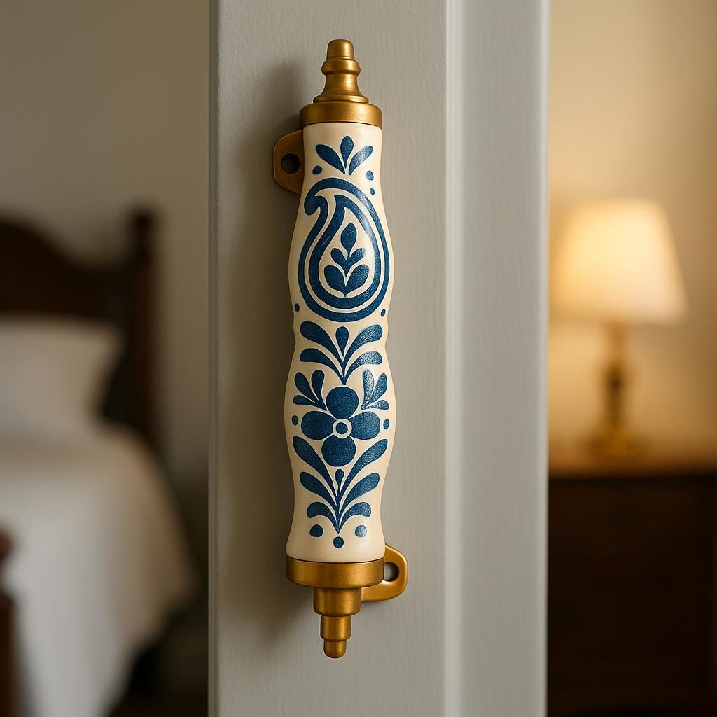 Leaf Motif Gold Cabinet Pulls