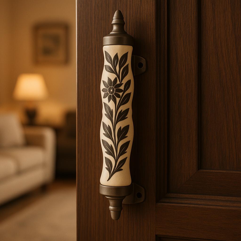 Vintage Floral Cabinet Handles