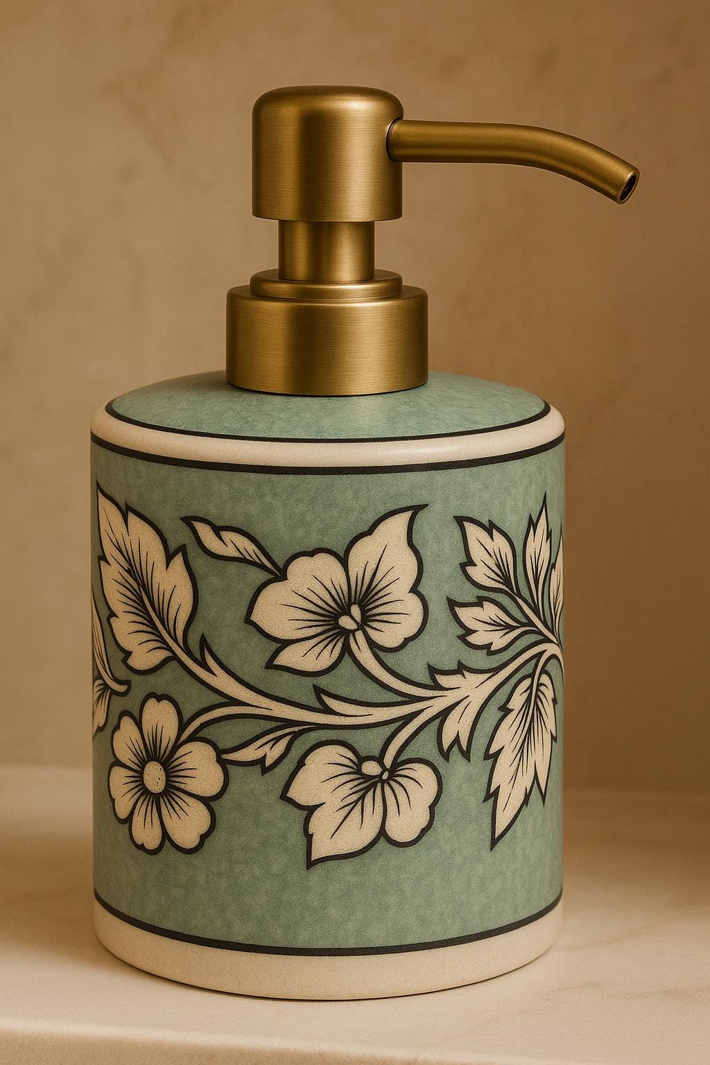 Elegant Ceramic Soap Dispenser