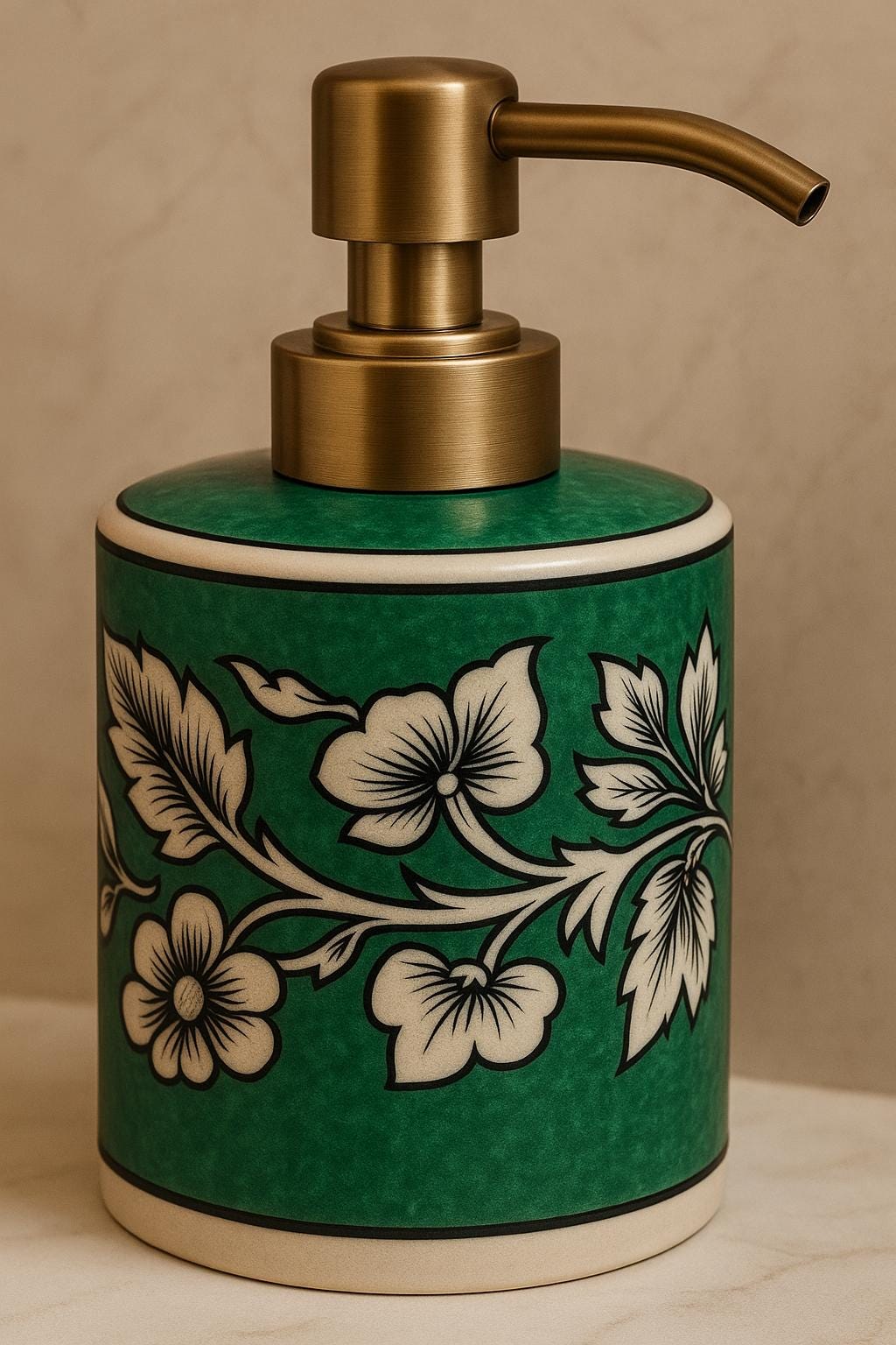Elegant Ceramic Soap Dispenser