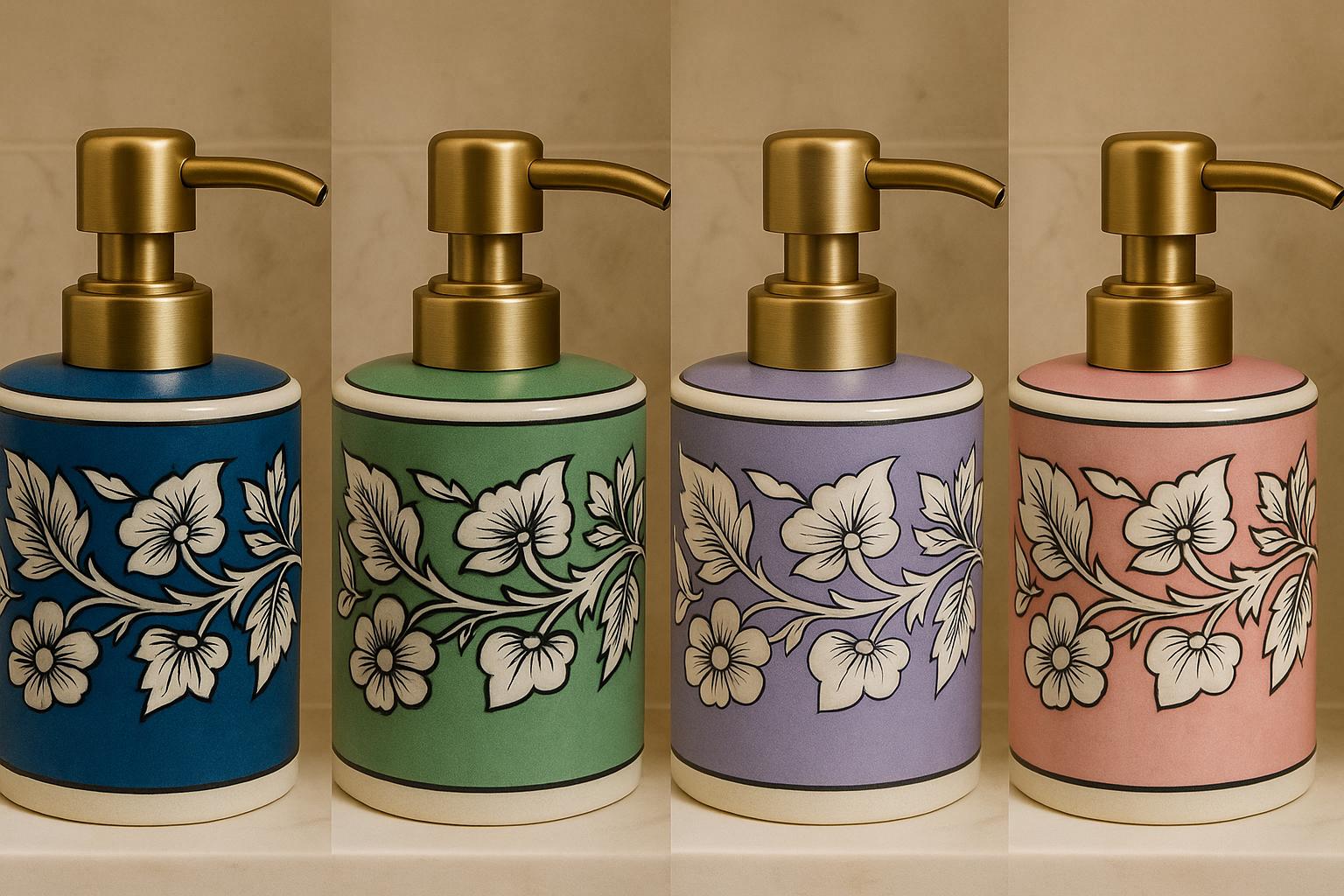 Elegant Ceramic Soap Dispenser