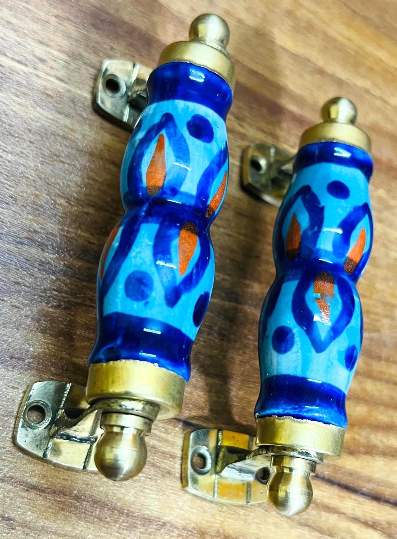 Boho Ceramic Knobs 2-Pack