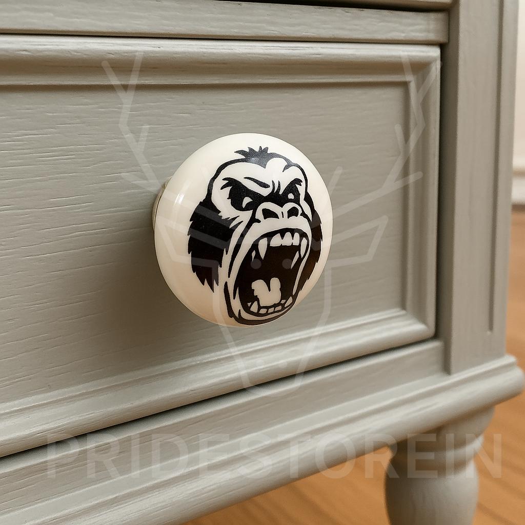 Bold Animal Print Drawer Knobs