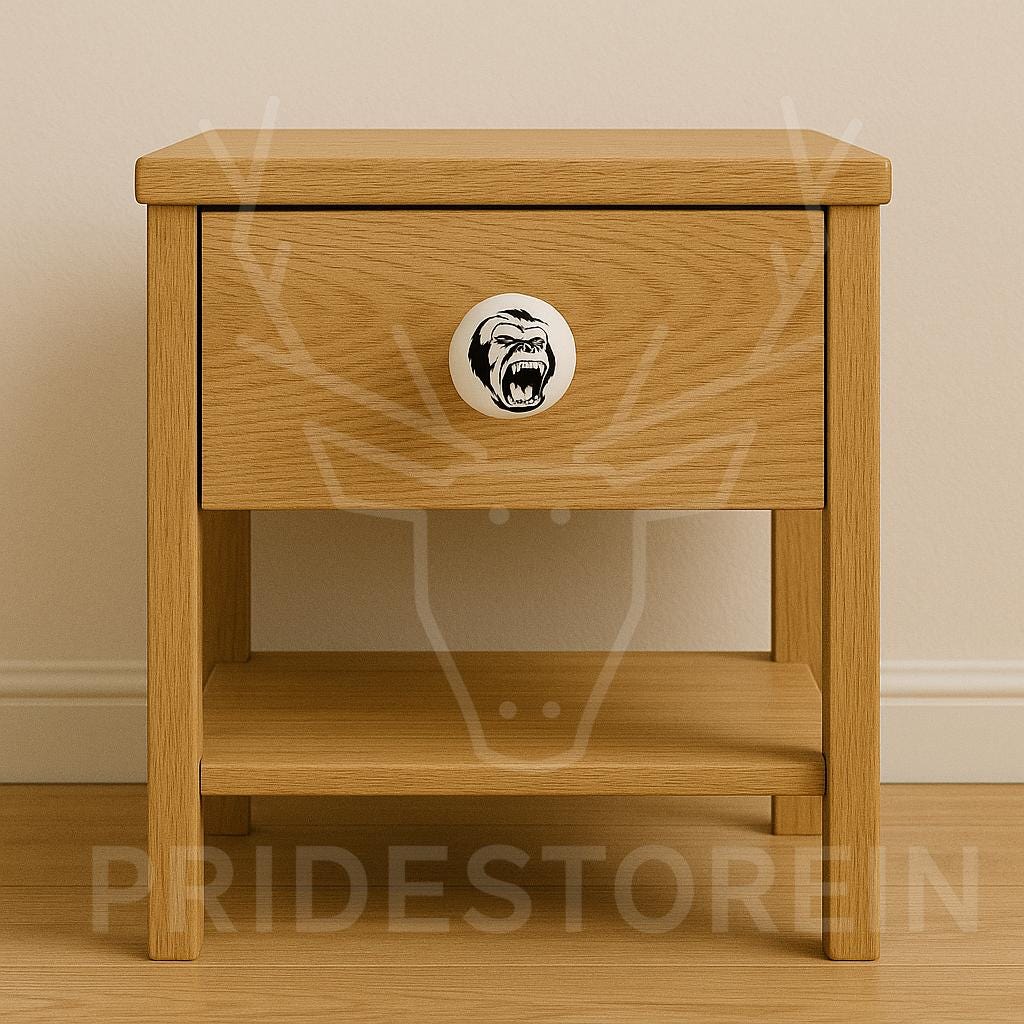 Bold Animal Print Drawer Knobs