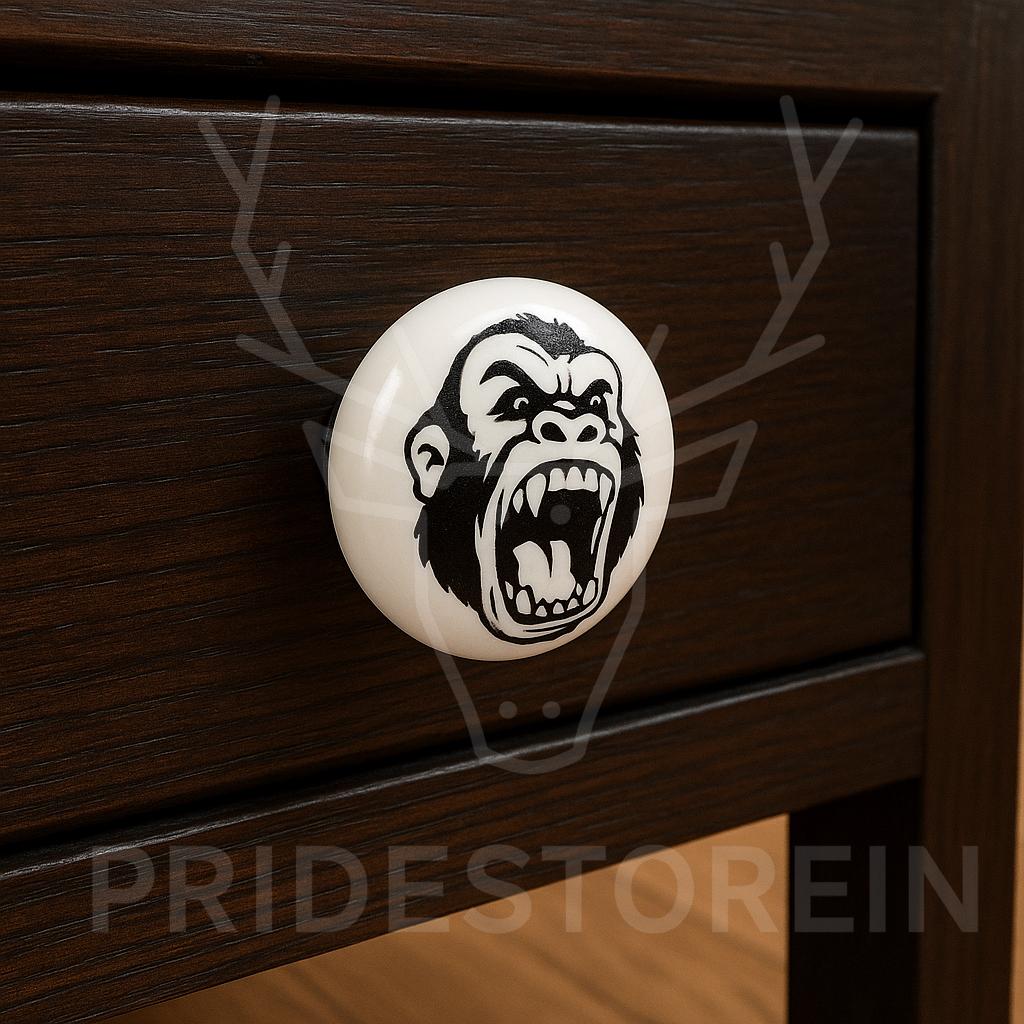 Bold Animal Print Drawer Knobs