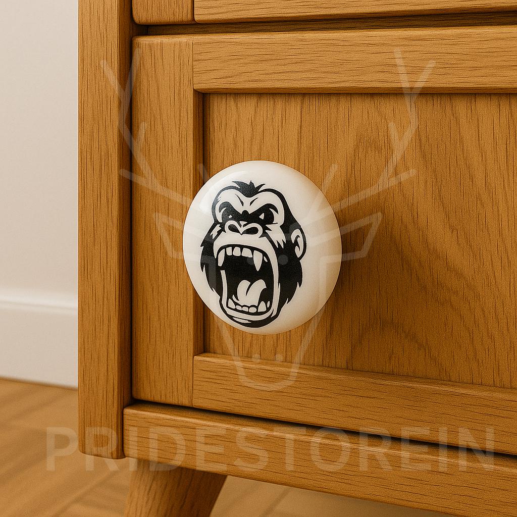 Bold Animal Print Drawer Knobs
