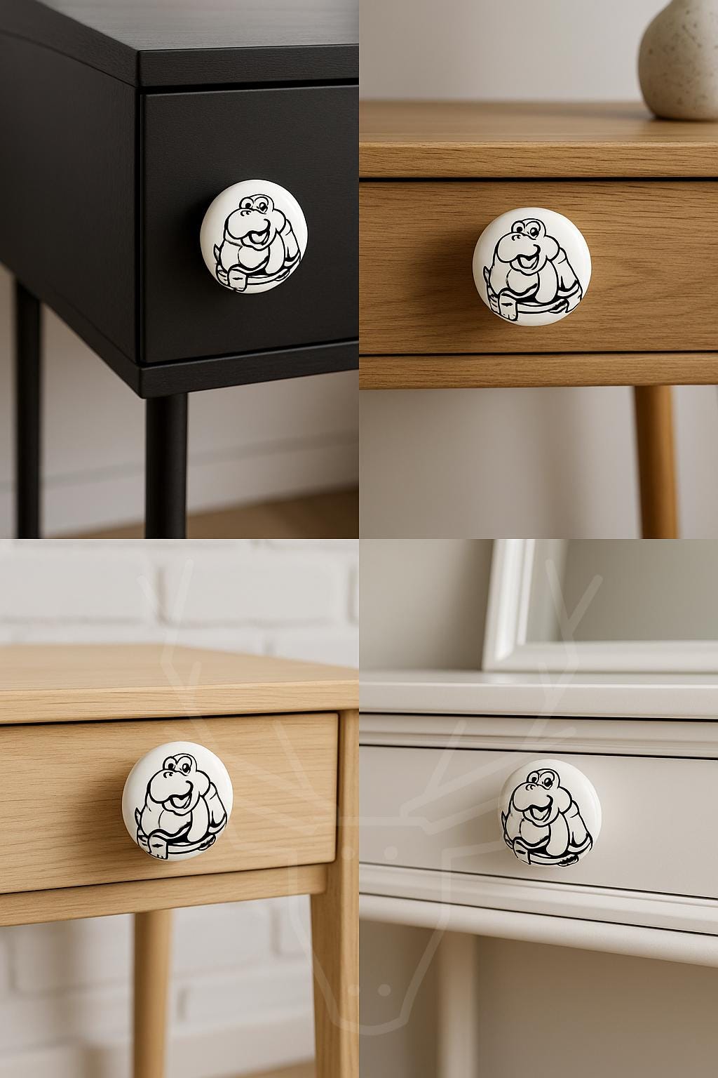 Cute Turtle Knobs for Kids Rooms
