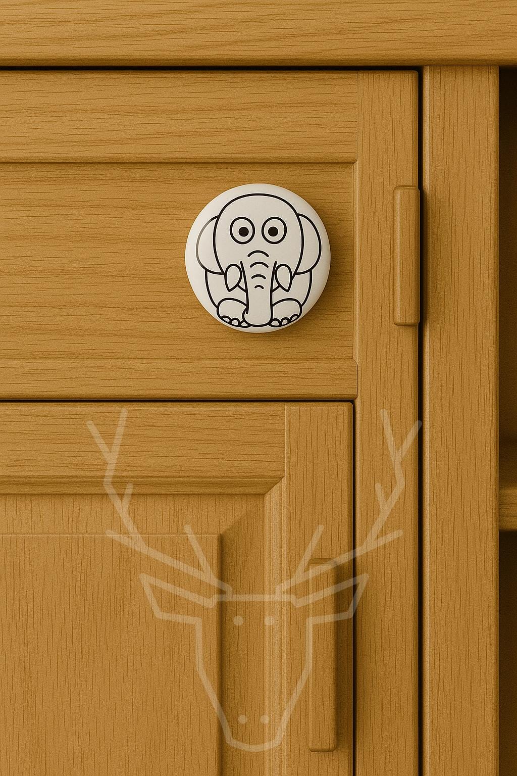 Cute Elephant Drawer Knob