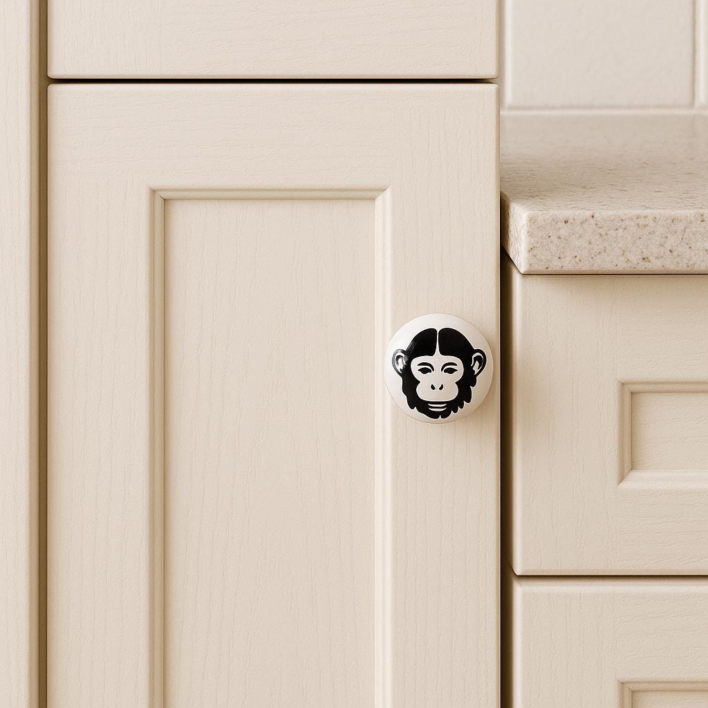 Cute Monkey Knobs for Kids