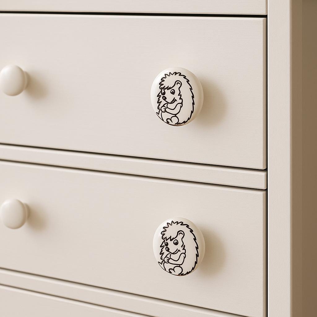 Cute Hedgehog Drawer Knobs