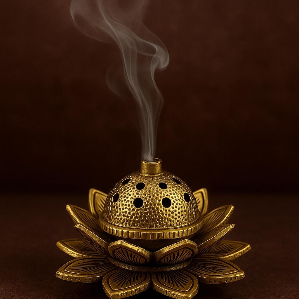 Handmade Lotus Diya Decor
