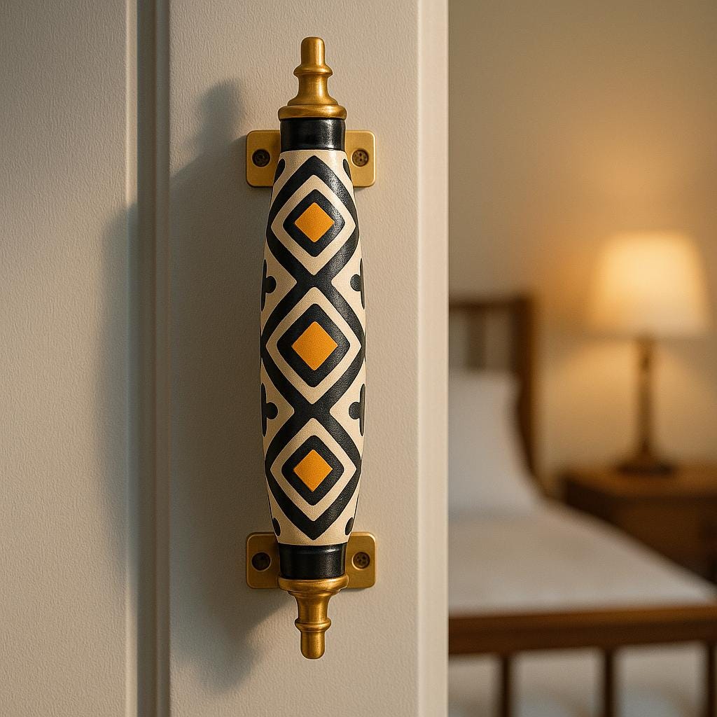 Orange Accent Drawer Pulls
