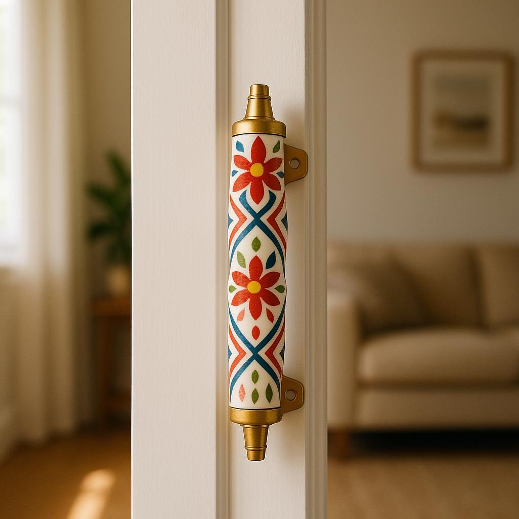 Royal Red Floral Cabinet Pulls