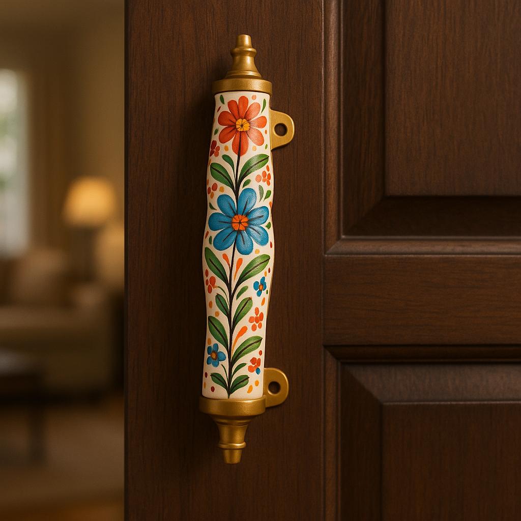 Vibrant Floral Drawer Pulls