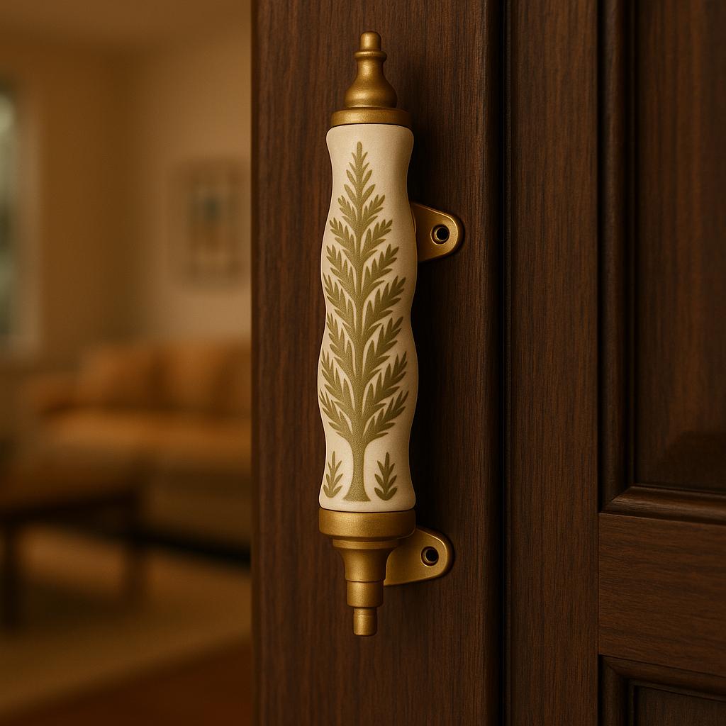 Elegant Leaf Curtain Finials