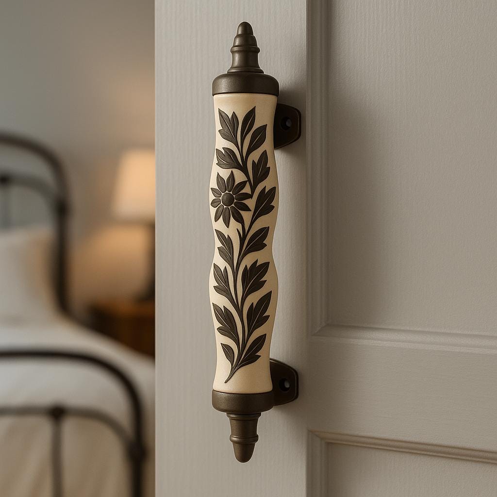 Vintage Floral Cabinet Handles