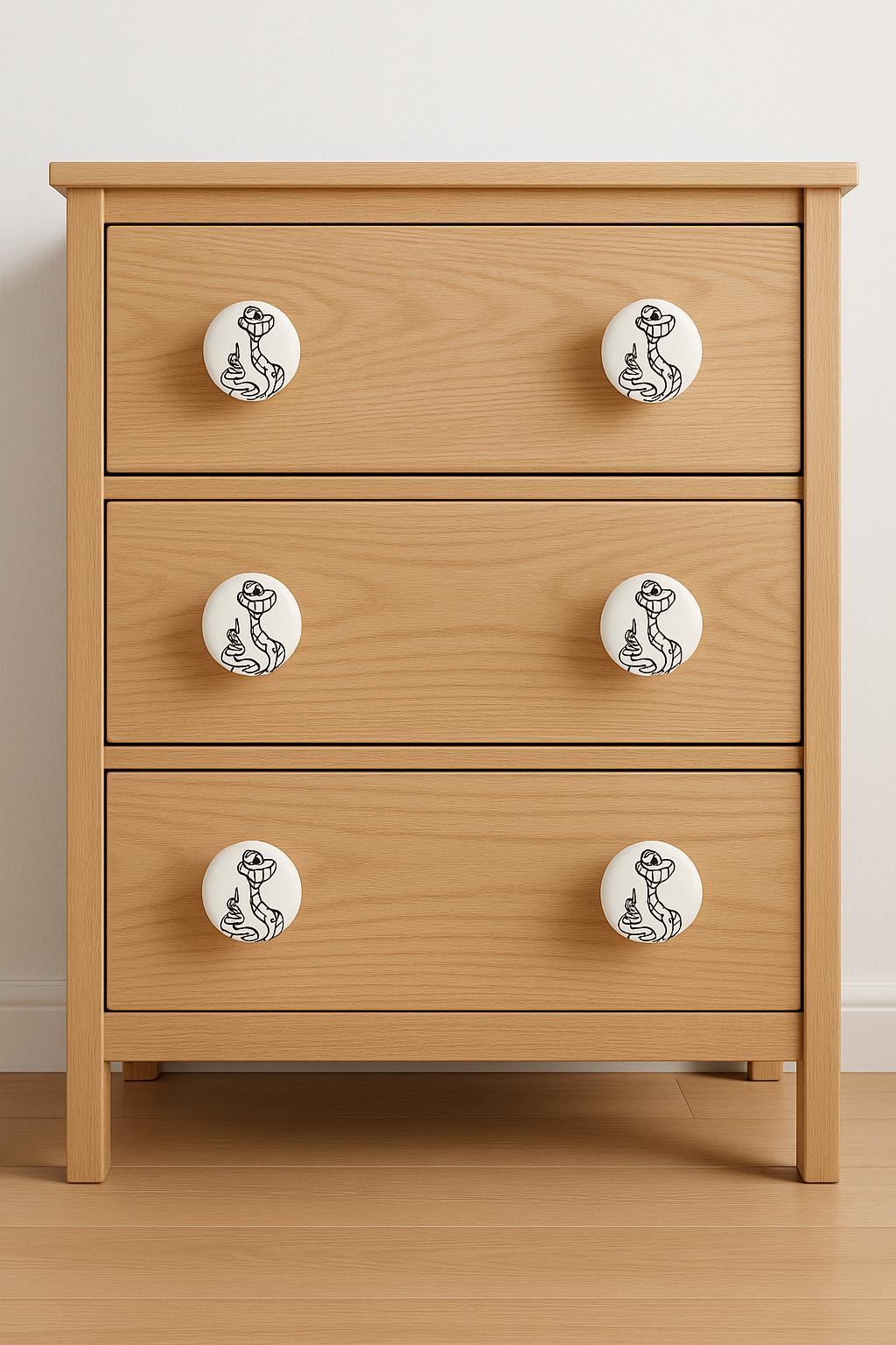 Cute Snake Knobs for Kids Rooms