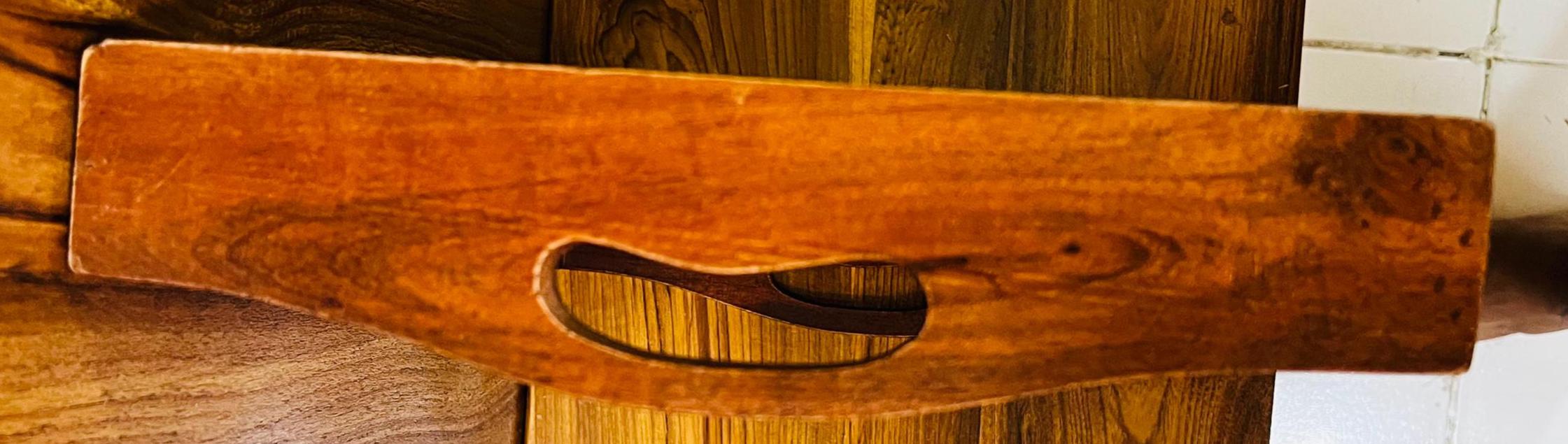 Wooden Serving Tray - 12 Ceramic Tiles