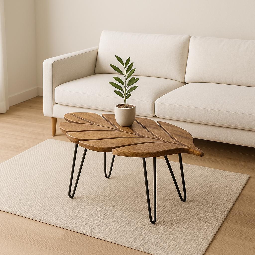 Eucalyptus Leaf Table - Botanical Furniture