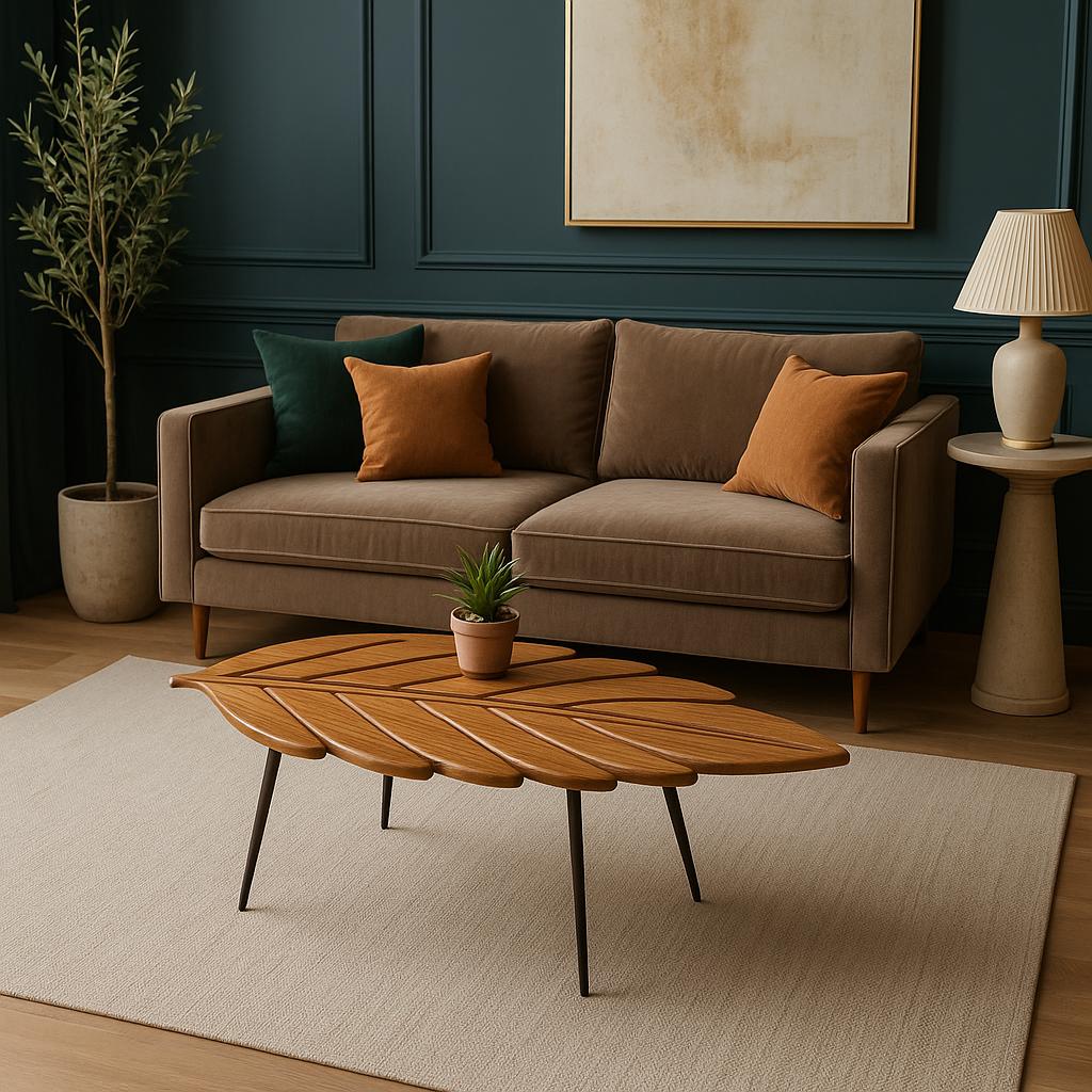 Fern Leaf Table - Botanical Boho Furniture