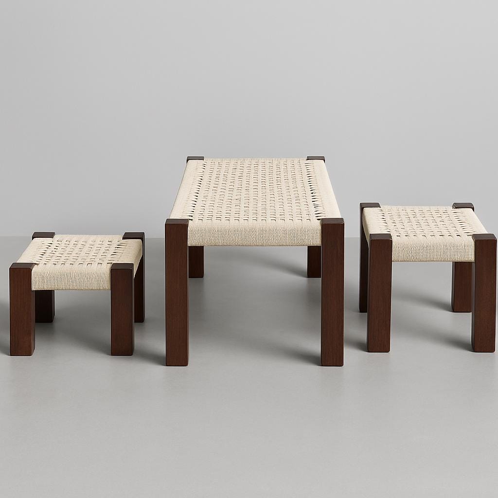 Wooden Deer Wall Panel - Wildlife Teak Art