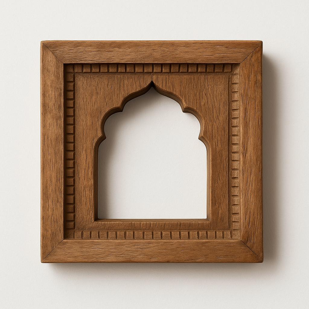 Teak Wood Arch Frame - Traditional Indian Art