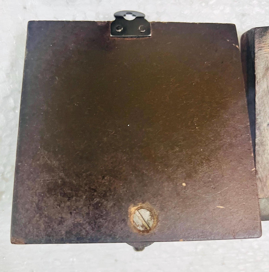 Wooden Key Holder - Ceramic Tile Inlay Entryway Rack